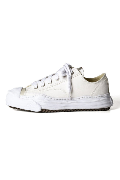 HANK Original sole Toe cap sneaker LOW canvas White - MIHARAYASUHIRO