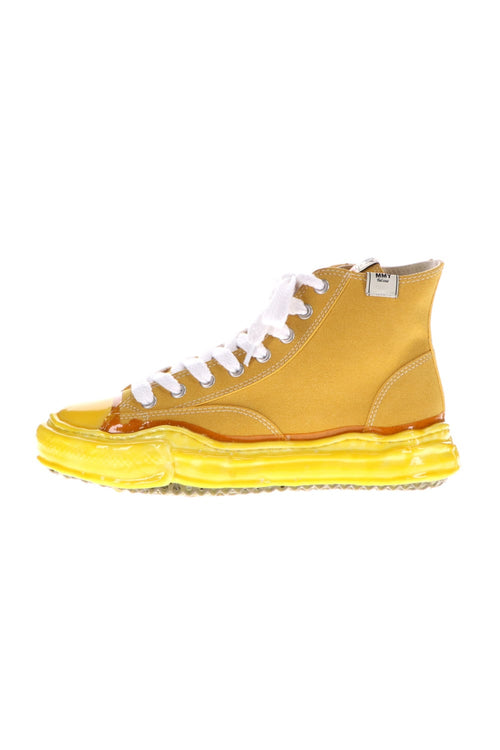 Original sole Dip hitop sneaker Yellow - MIHARAYASUHIRO
