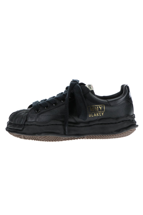 BLAKEY Original sole leather Low cut sneakers Black / Black - MIHARAYASUHIRO