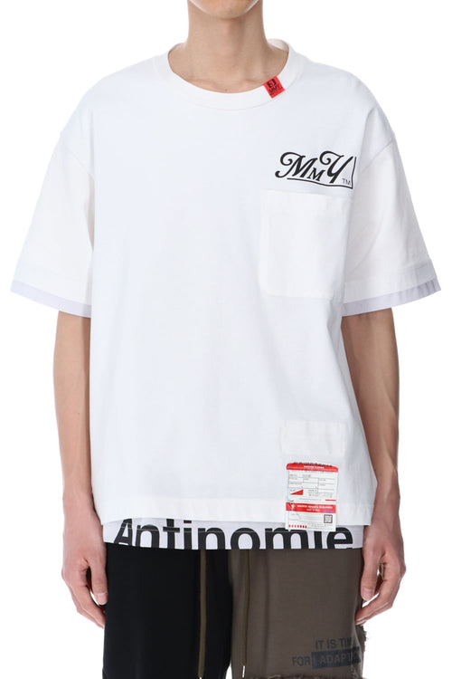 Layerd T-shirt White - MIHARAYASUHIRO