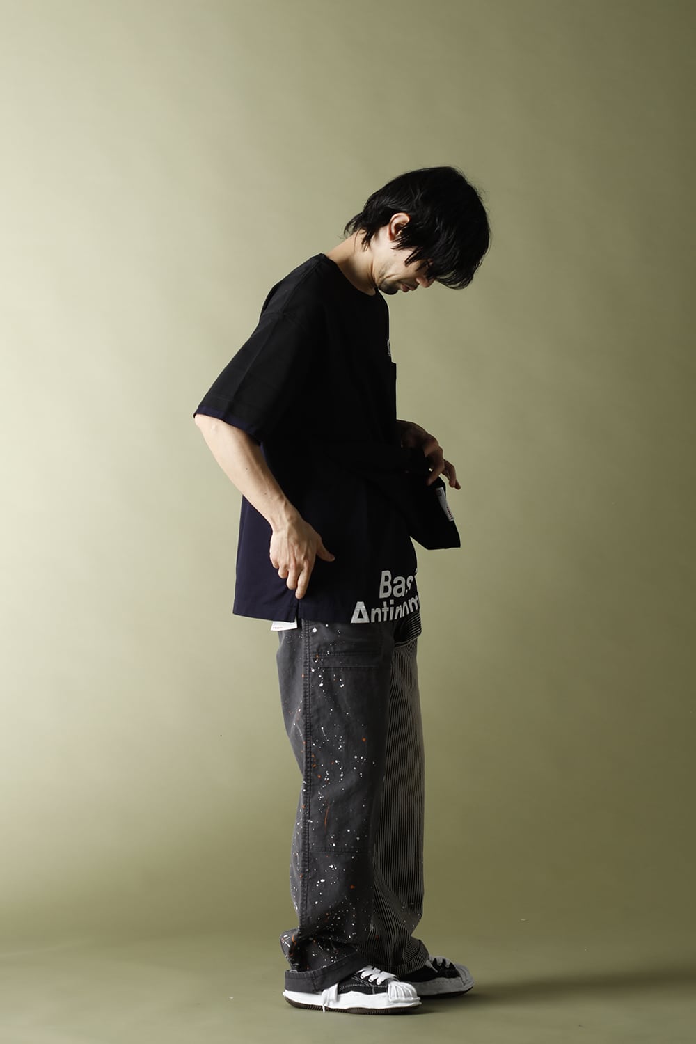 A06TS661-Black | レイヤード Tシャツ Black | MIHARAYASUHIRO | 通販