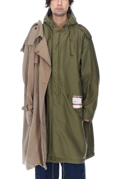 Single Drape M-51 Parka - MIHARAYASUHIRO