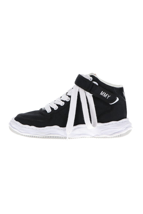 WAYNE high - original sole canvas High-Top sneakers Black - MIHARAYASUHIRO