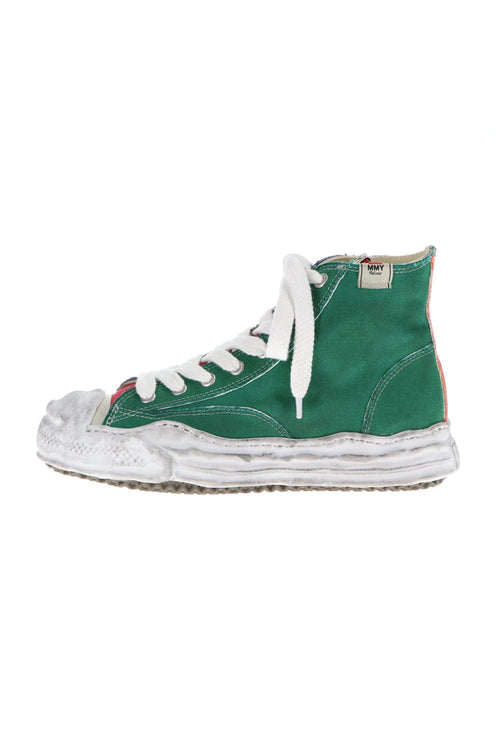 -HANK high- original distressed effect sole canvas High-Top sneakers Multi - MIHARAYASUHIRO