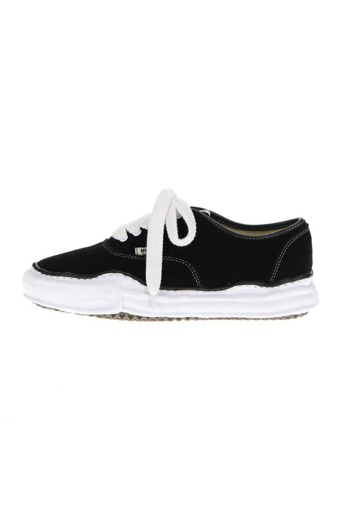 -BAKER- Original sole suede leather Low-Top sneakers Black - MIHARAYASUHIRO