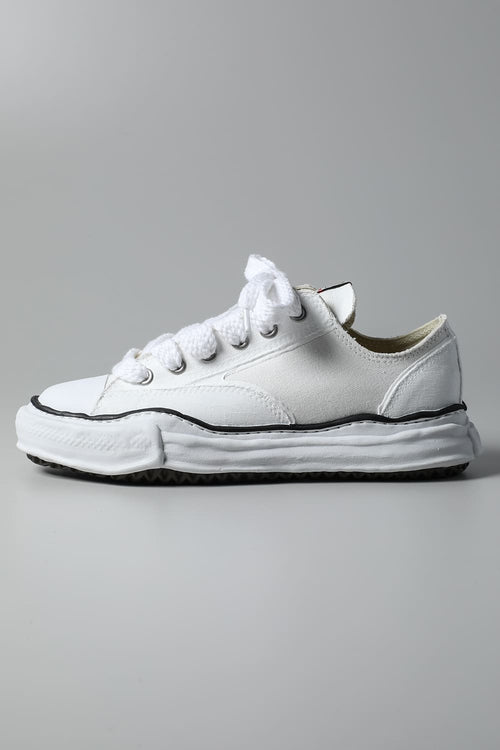 PETERSON Low Original sole rubber painted canvas Low-Top sneakers White - MIHARAYASUHIRO