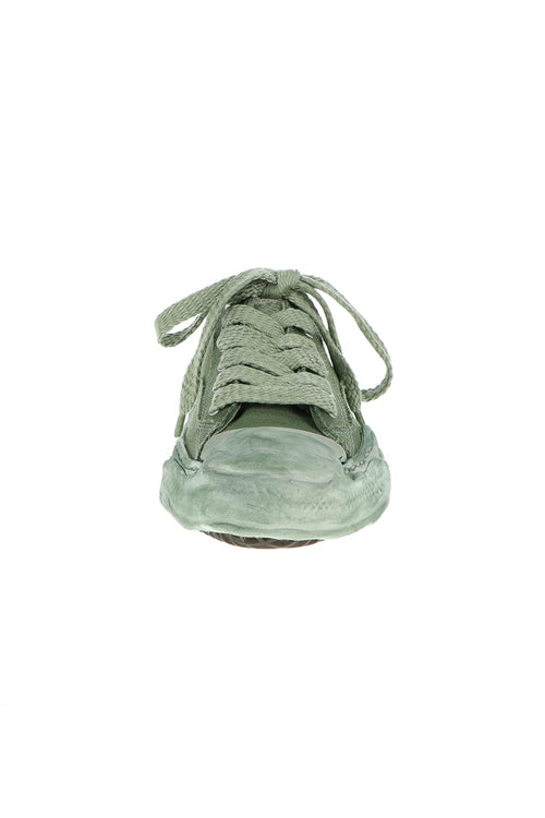 -HANK Low- Original sole over-dyed canvas Low-Top sneakers Green - MIHARAYASUHIRO