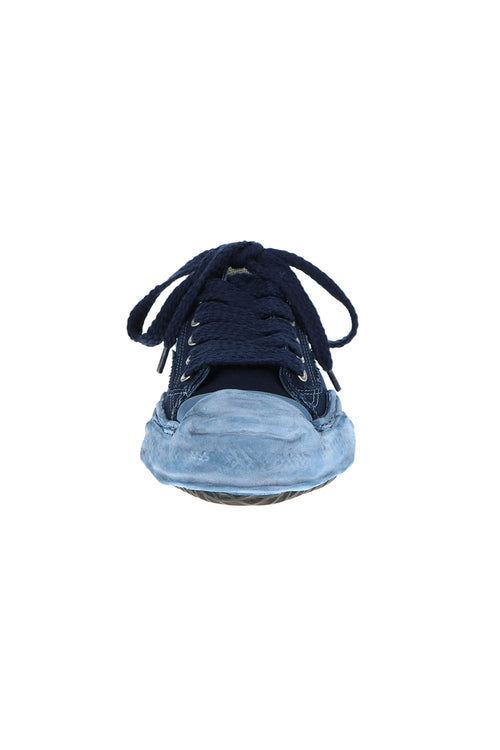 -HANK Low- Original sole over-dyed canvas Low-Top sneakers Navy - MIHARAYASUHIRO