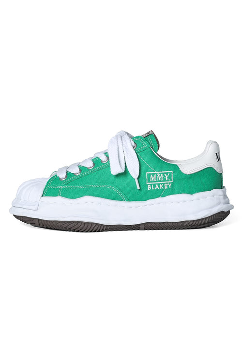 BLAKEY Low Original sole canvas Low-Top sneakers Green - MIHARAYASUHIRO