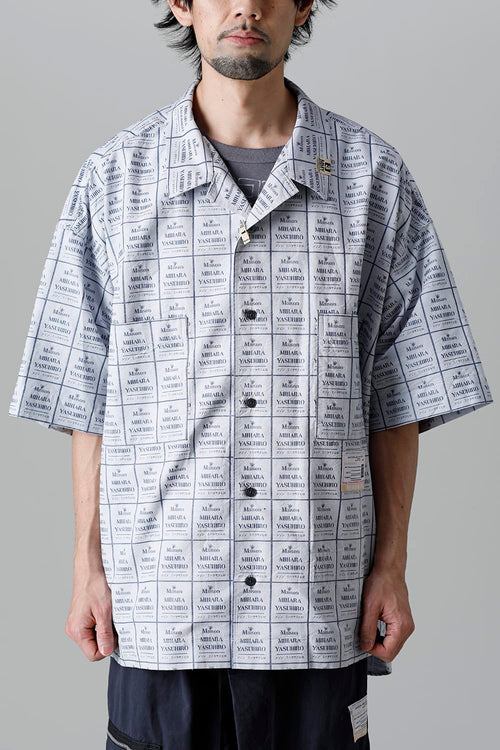 MMY Tag S/S Shirts White - MIHARAYASUHIRO