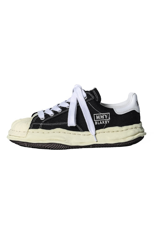 BLAKEY Canvas Low Top sneakers Vintage Like Sole Black - MIHARAYASUHIRO