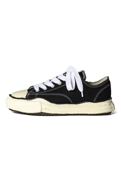 PETERSON canvas Low-cut sneakers  Vintage like sole Black - MIHARAYASUHIRO