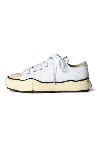 PETERSON canvas Low-cut sneakers Vintage like sole  White - MIHARAYASUHIRO