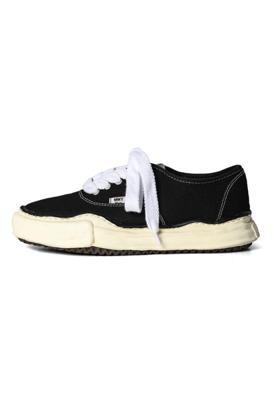 BAKER Original sole canvas Low-Top sneakers Vintage like Sole Black - MIHARAYASUHIRO