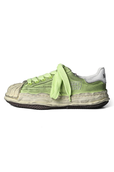 BLAKEY Low Original sole canvas sneakers Green - MIHARAYASUHIRO
