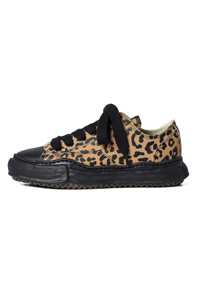 -PETERSON Low- original sole canvas sneakers Leopard Brown - MIHARAYASUHIRO