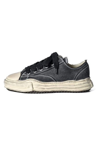 -PETERSON Low- Original sole canvas sneakers Black - MIHARAYASUHIRO