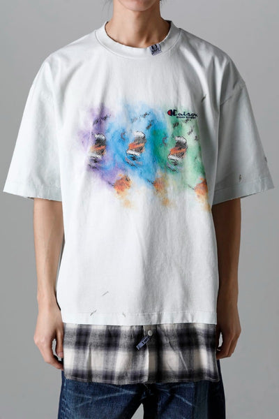 Shirt layered Tee - MIHARAYASUHIRO