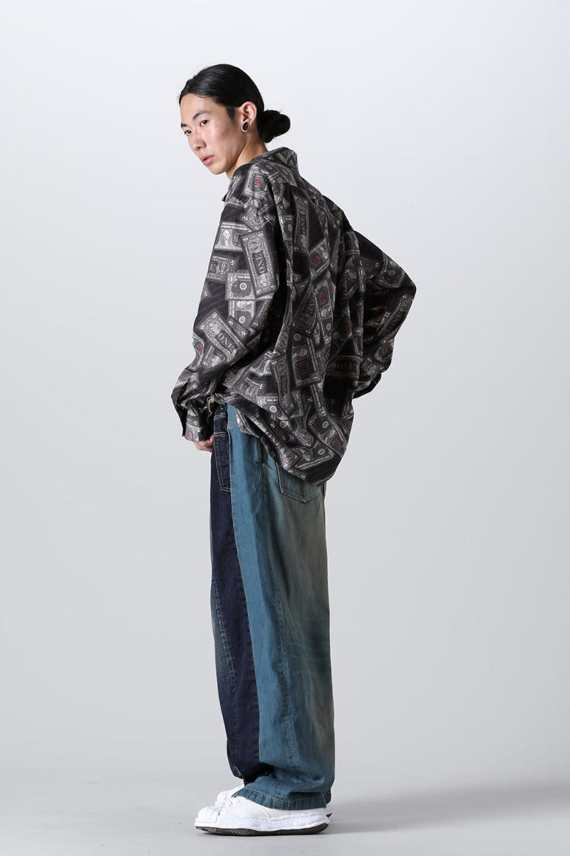 Embeded Denim Trousers