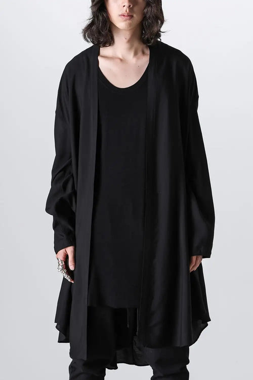 Viscose / Cupro Fibriled Gaba Long Cardigan - JULIUS