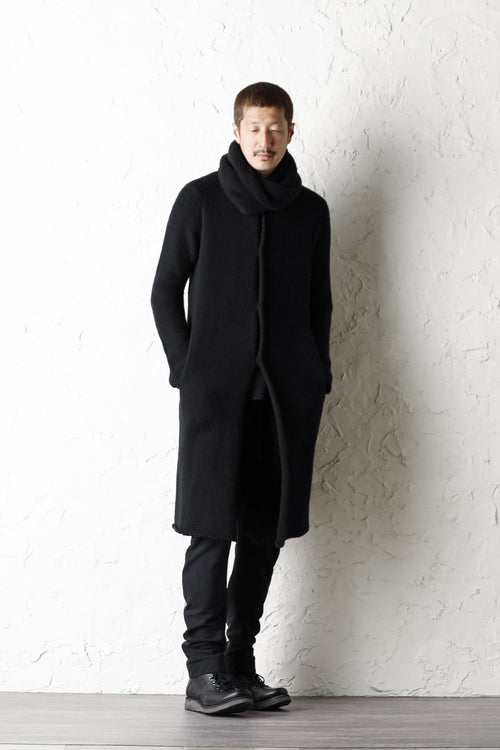 Snood wool / cashmere Black - DEVOA