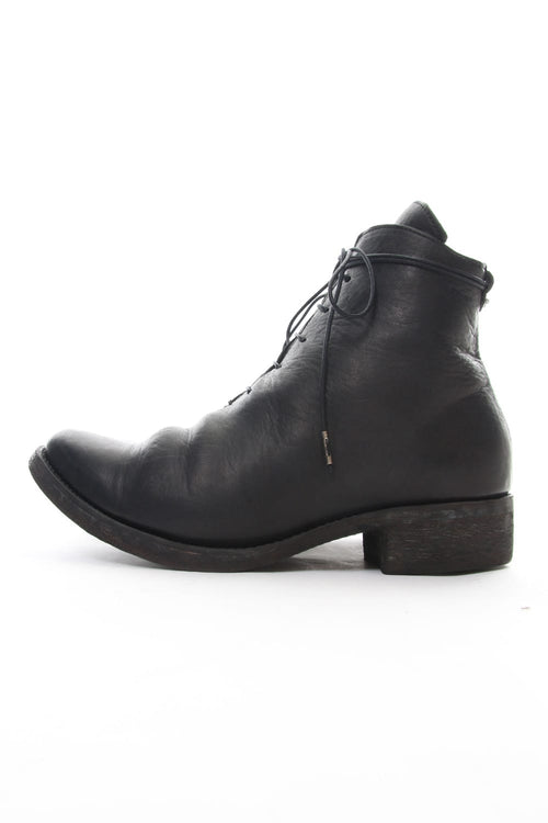 Horse Leather Lace Up Boots - ST109-0049A - D.HYGEN - ディーハイゲン