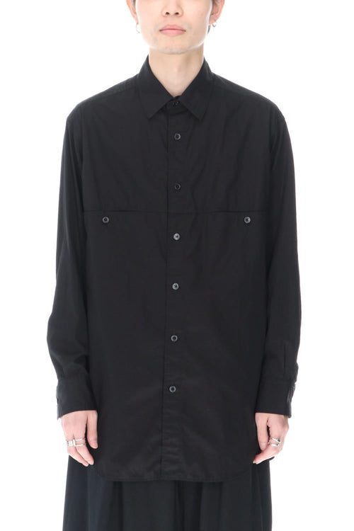 Pannel Chest PKT Chain Stitch Shirt - Yohji Yamamoto