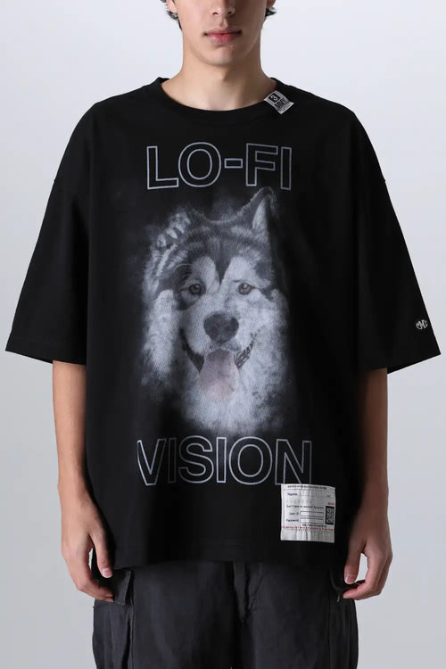 Dog Printed Tee Black - MIHARAYASUHIRO