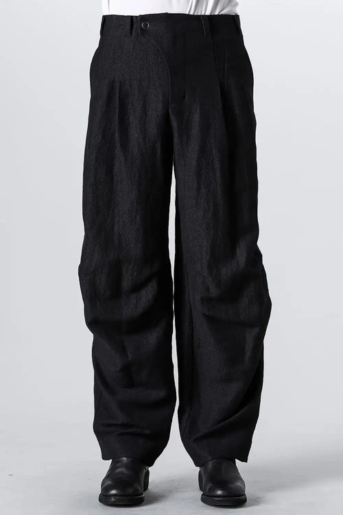 Baggy pants wool / linen - DEVOA