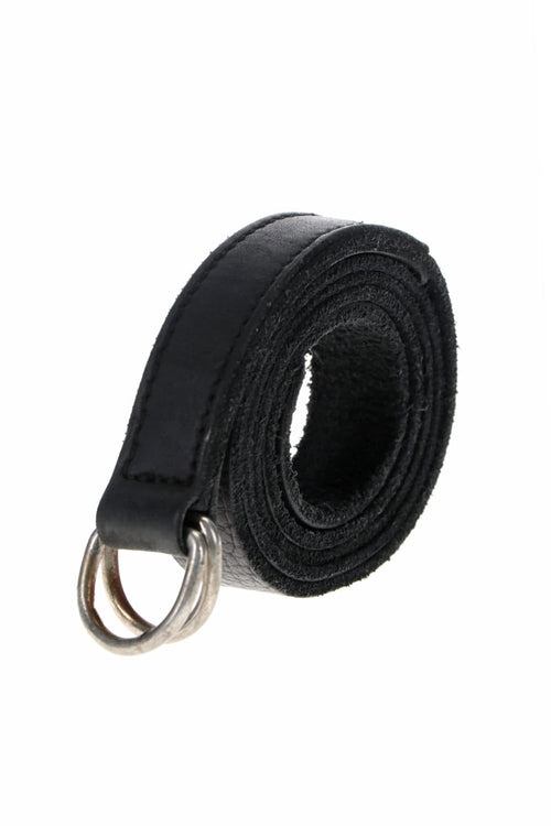 Belt Bison Full Grain Leather - BLT13 Black - Guidi