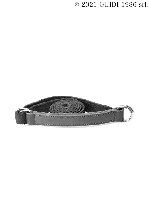 BLT11 - Double Fastening Bison Leather Belt - Guidi