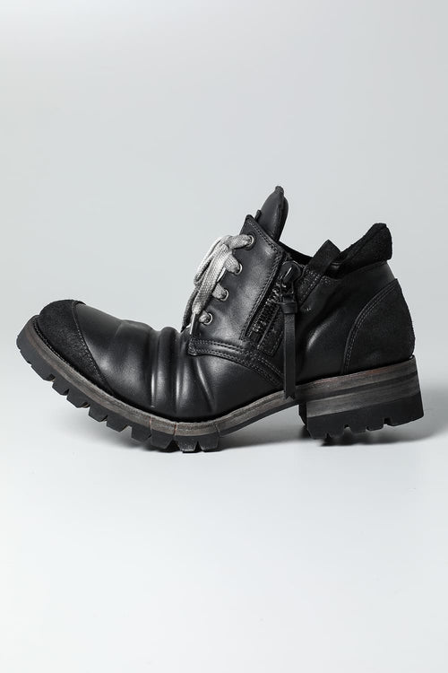 Horse Leather Derby Shoes - D.HYGEN
