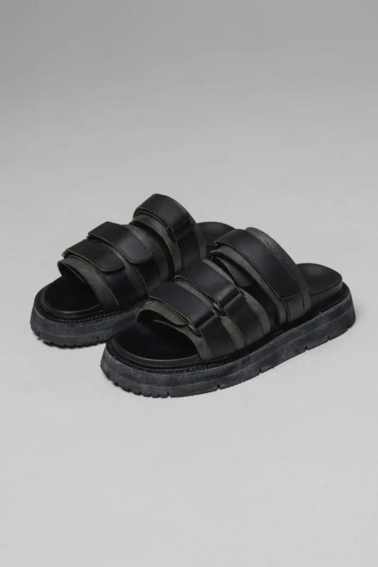 Sandals calf leather Black - ISO