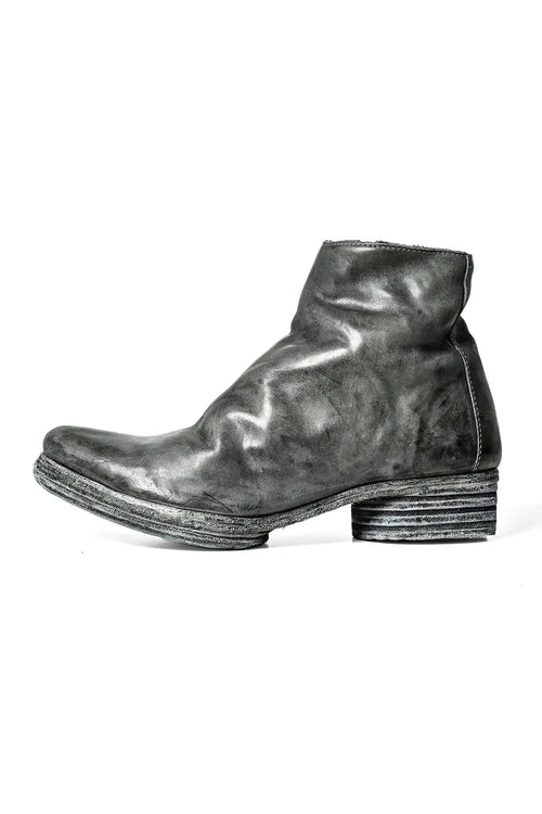 incarbation × DEVOA Boots Horse leather garment dyed Fade Gray - DEVOA