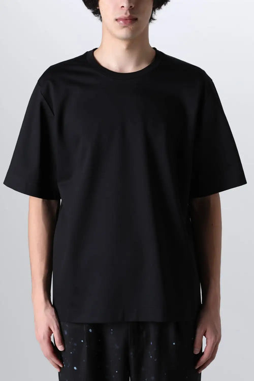 Short Sleeved T-Shirt Black × Black cord - IRENISA