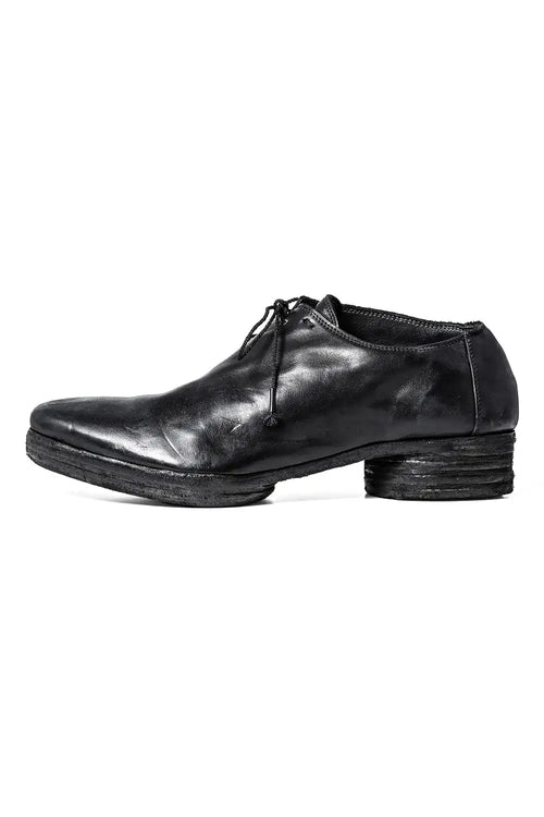 incarbation × DEVOA Shoes Horse leather garment dyed Black - DEVOA