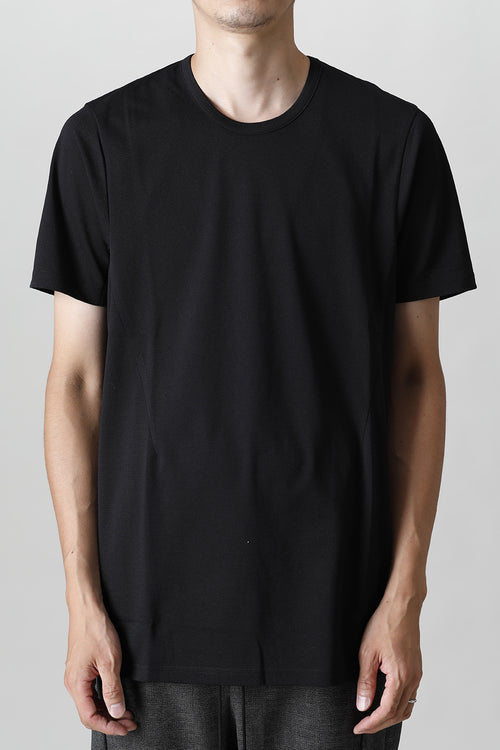 Crew Neck Sidevents S/S Black - CIVILIZED