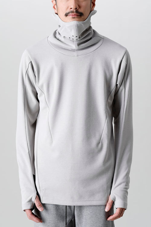 Balaclava Neck LS Gray - CIVILIZED