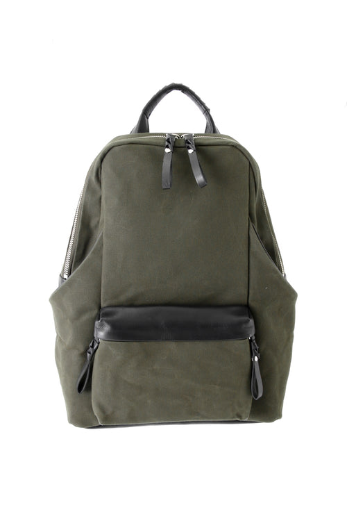 Tower Ruck - Canvas × Cow Leather - cornelian taurus