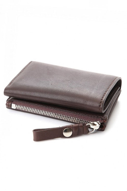 connect wallet mini - Glove Steer Leather Brown - cornelian taurus