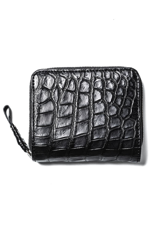 Tower half Wallet - Crocodile  Black - cornelian taurus