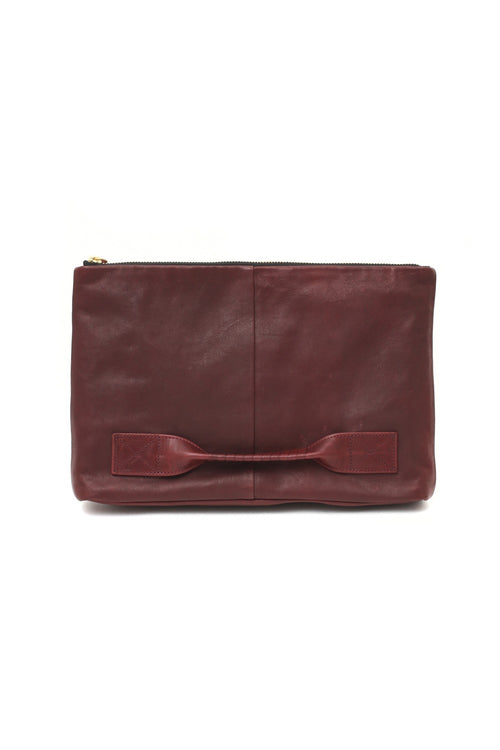 4 handle file - Clutch bag - Bordeaux - cornelian taurus