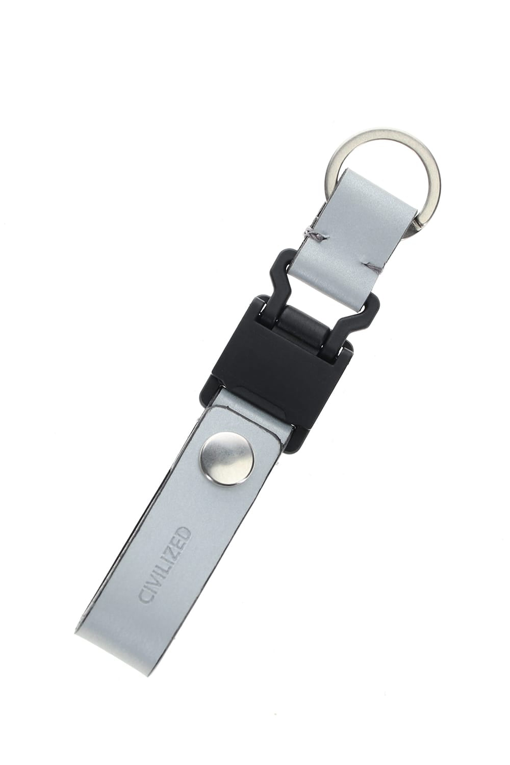 Articulated Key Ring Reflect Silver