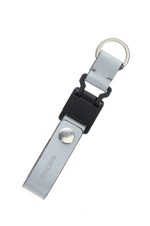 Articulated Key Ring Reflect Silver - CIVILIZED