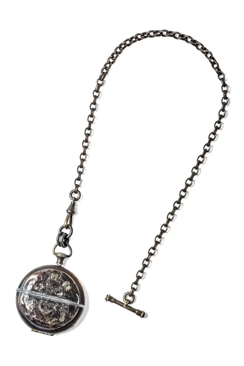 Thin Metal Wire Pocket Watch Style Pendent 85 - ZIGGY CHEN