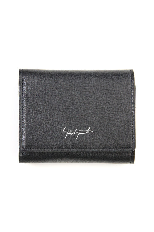 Cow Leather Tri-fold wallet - Discord Yohji Yamamoto