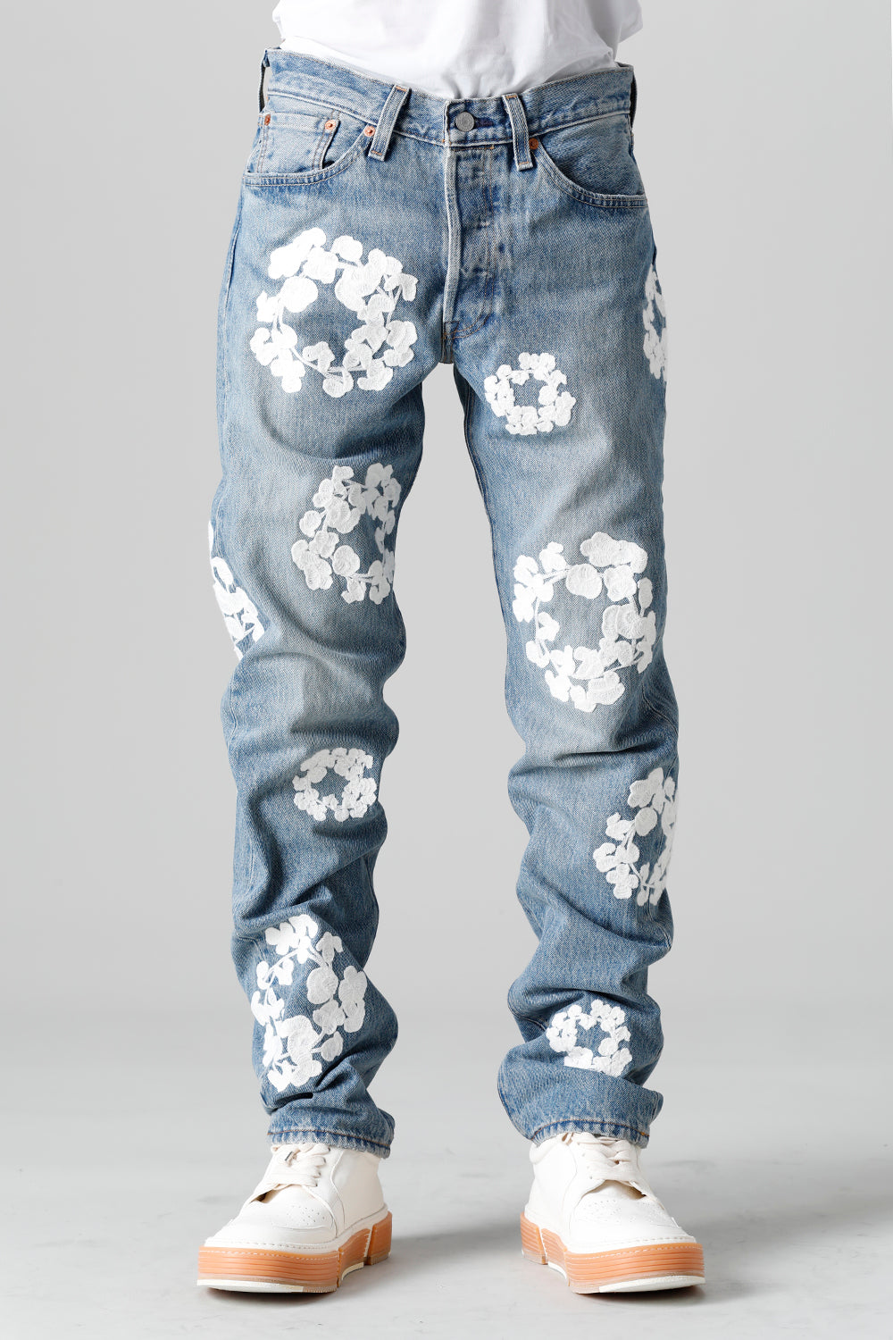 DENIM TEARS ジーンズ THE COTTON WREATH JEAN | www.fleettracktz.com