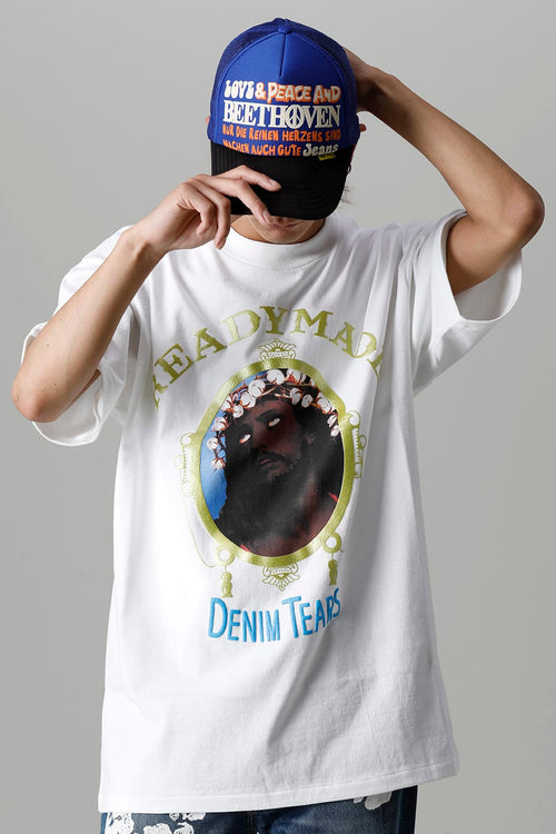 READYMADE × DENIM TEARS COTTON WREATH Tee - RE-DT-WH-00-00-12 - DENIM TEARS