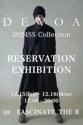 [Event Information] DEVOA 24SS(Spring-Summer) Collection Pre-order Event in FASCINATE_THE R