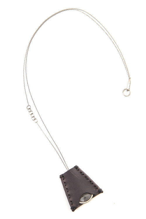 Loupe necklace Silver - DEVOA